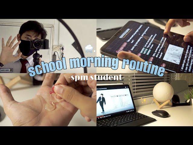 my highschool morning routine (spm student,2021) || aesthetic 