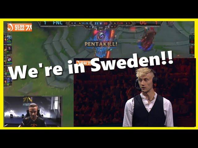 Rekkles recalls his Legendary Pentakill in Sweden