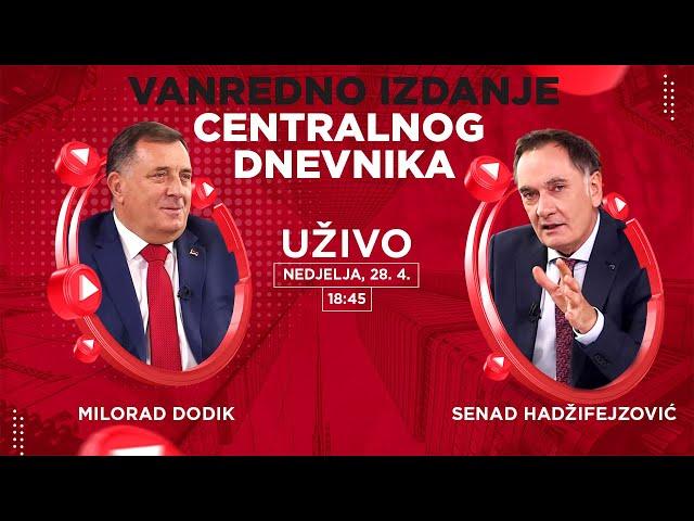 Hadžifejzović Dodiku: Idi, Milorade, spasi sebe i državu! Dodik: Idi i ti! Senad: Idi ti, prvi!