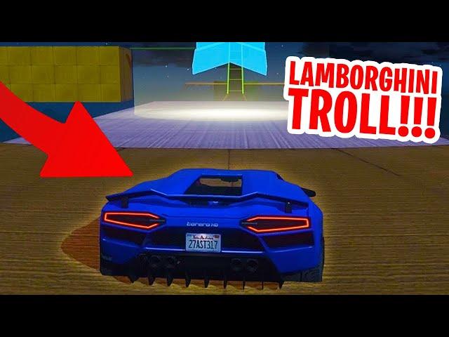 ONTZICHTBARE TROLL IN LAMBORGHINI PARKOUR !!!