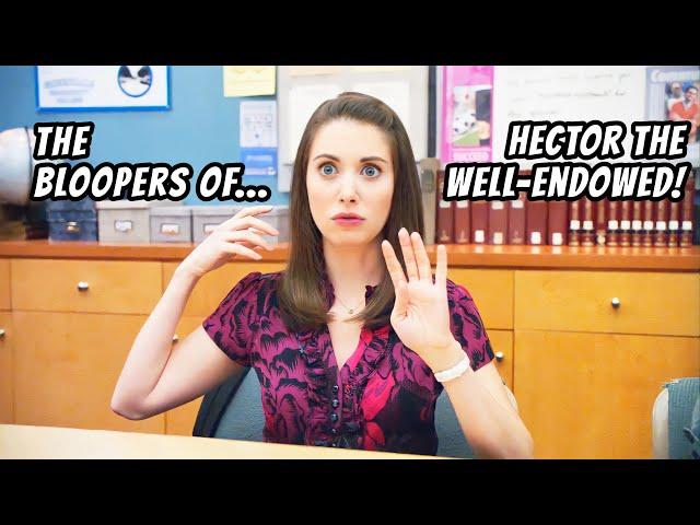 Alison Brie having a lot of fun playing Hector the Well-Endowed