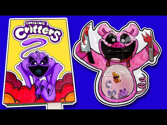 Making Poppy Playtime Chapter 3 Game Book（+Smiling Critters Squishy）DIY 파피 플레이타임 3