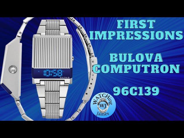 WOW just WOW - Bulova Computron 96C139 LED First Impressions #watch