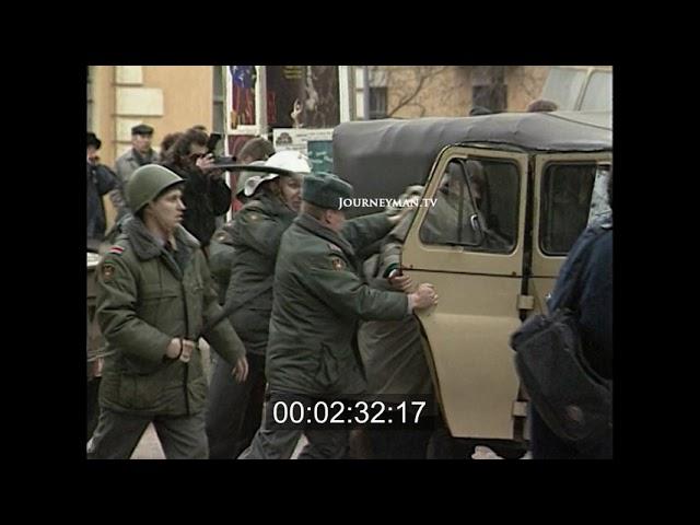 Protesters Attacked and Arrested, Minsk, Belarus, 1996