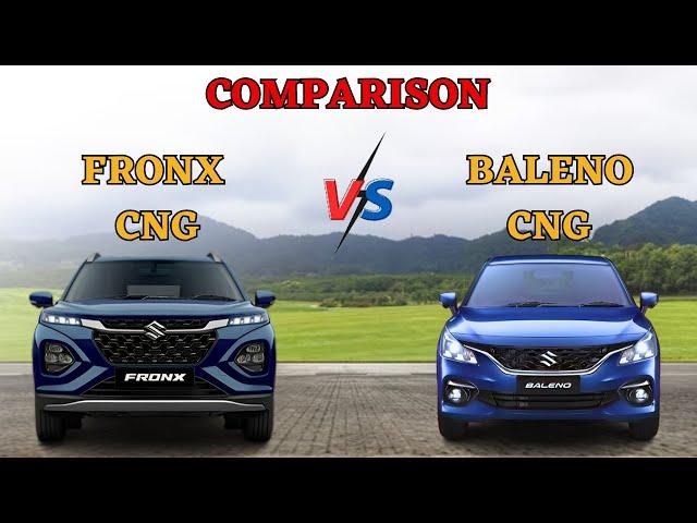 Suzuki Fronx cng Vs Suzuki Baleno cng | Baleno cng Vs Fronx cng | Car Comparison | Antique Auto Car