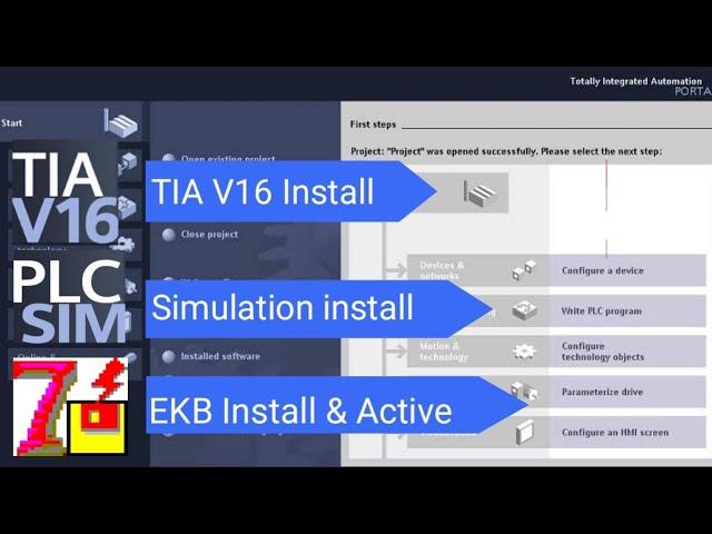 Installation Siemens TIA portal V16 , EKB Install & Active , TIA V16 PLCSIM Simulation Install