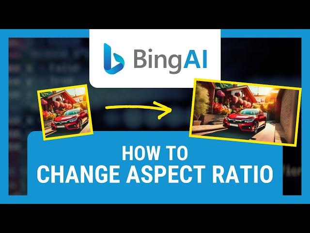 Bing Image Creator: How to Change Aspect Ratio