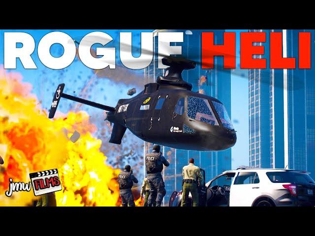 ROGUE AI HELICOPTER BOMBS COPS!  | PGN # 294 | GTA 5 Roleplay