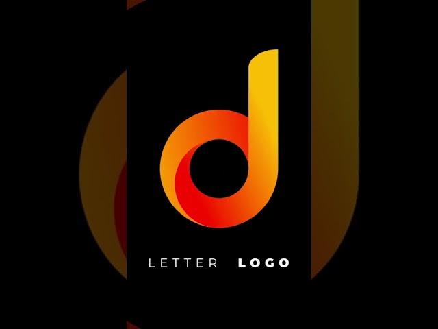 Letter Logo Design process | Inkscape tutorial #Shorts