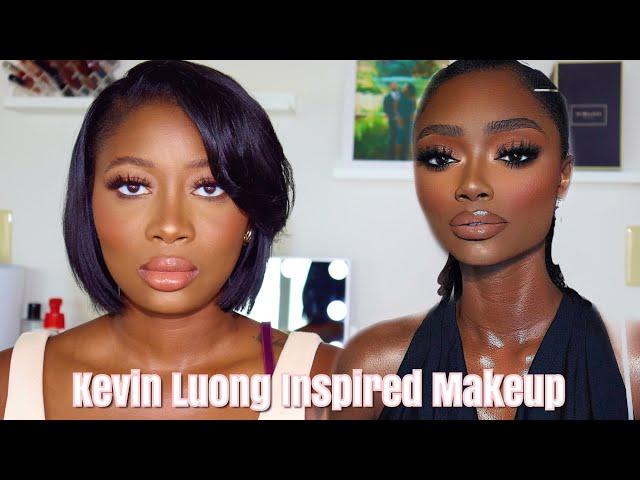 Kevin Luong Bronze Bombshell Inspired Look On Deep Skin