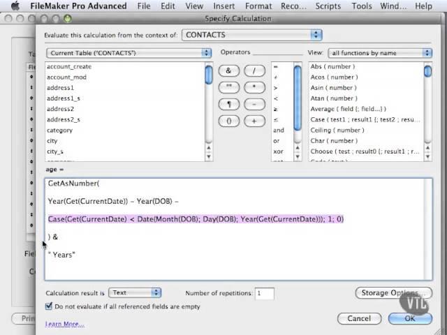 FileMaker Tutorial - 138 - Age Display
