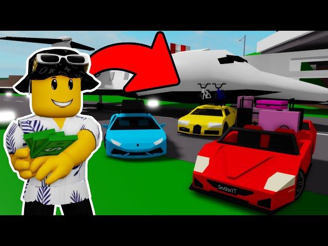 J'ORGANISE LE VOYAGE LE PLUS LUXUEUX SUR BROOKHAVEN ROBLOX