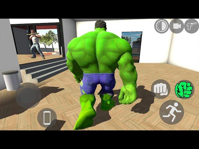 Playing as Hulk in Indian Bikes Driving 3D