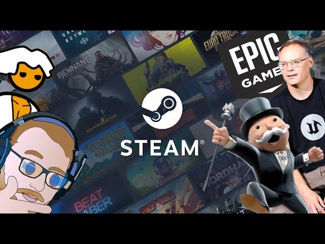 Steam is a Monopoly Because People Like It More Than the Epic Games Store...?