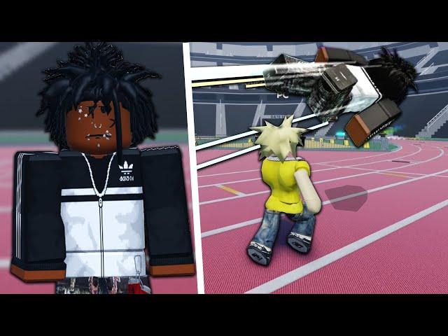 Trolling Tryhards With Exploits - ROBLOX Track & Field: Infinite