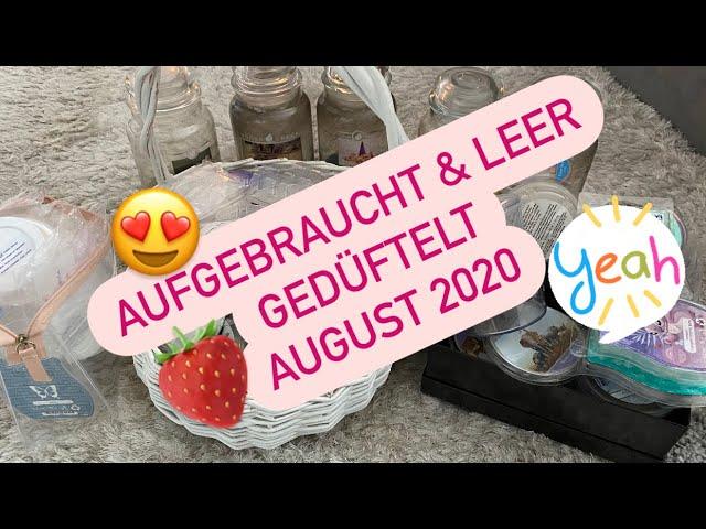  Haul : Aufgebraucht & Leer gedüftelt August 2020