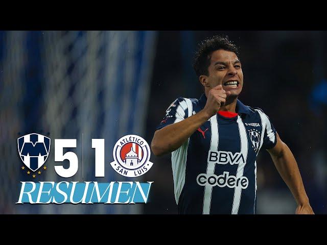 MONTERREY 5-1 ATLÉTICO DE SAN LUIS Semifinal Vuelta | ¡Goleada y Rayados a la Final!