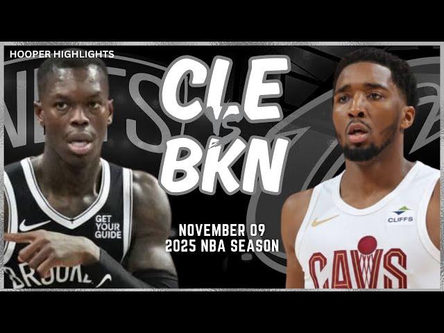 Cleveland Cavaliers vs Brooklyn Nets Full Game Highlights | Nov 9 | 2025 NBA Season