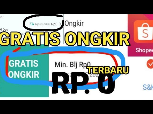 CARA MENDAPATKAN GRATIS ONGKIR RP.0 SHOPEE SEPUASNYA - 100% REAL