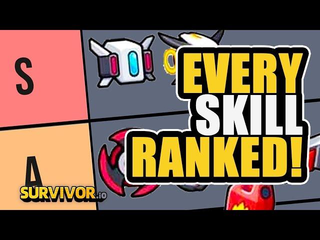 BEST & WORST Evo Skills in Survivor.io Tier List - EVERY SKILL RANKED!