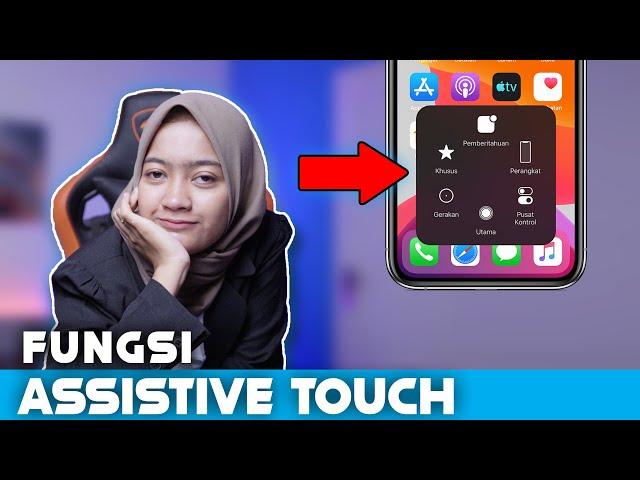 Tutorial iphone untuk Pemula yang belum pernah pake / menggunakan hp apple ~ assistive touch