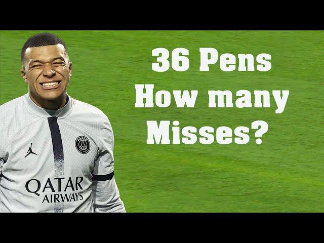 I found all of Mbappe's 36 penalties...