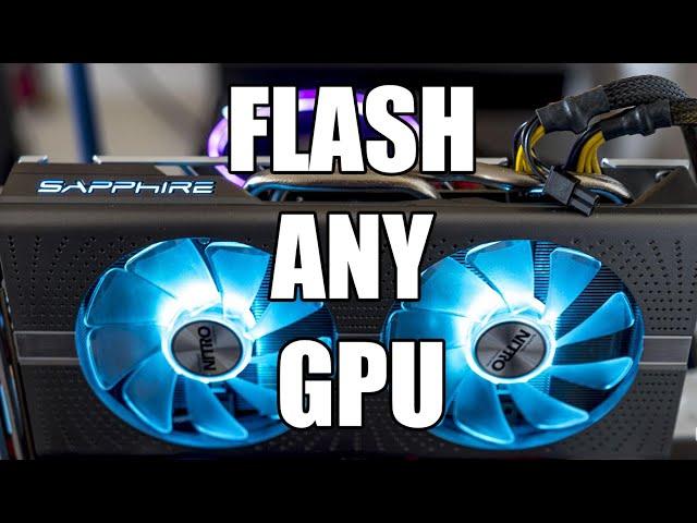 How To Flash Stock BIOS of Any Graphics Card