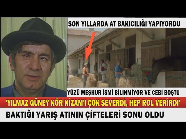 NİZAM ERGÜDEN; Gözleri Ömre Bedel Sabri Amca. YEŞİLÇAM'A ÖMRÜNÜ VERDİ BİR AHIRDA AT ÇİFTESİYLE ÖLDÜ