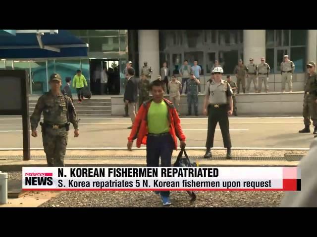 South Korea repatriates North Korean fishermen