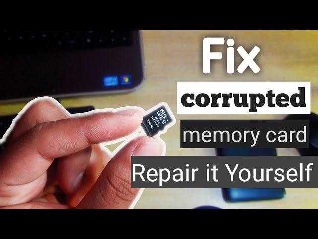 how to fix corrupted sd card ?