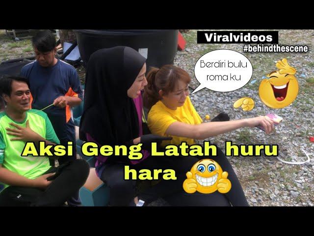 Aksi Geng Latah huru hara | Geng Latah | behind the scene #lawak #melatah #latah #opocotmelatah