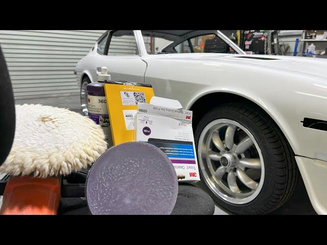 Cut And Buff AKA Color Sanding With 3M Trizact For A Show Quality Finish! 280Z Restoration!