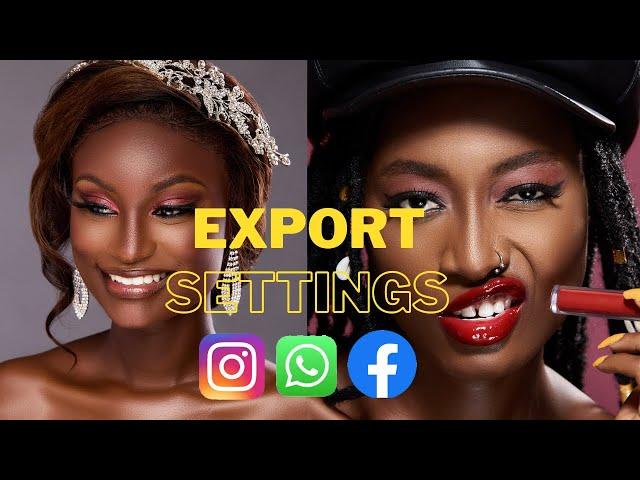 Best Export Settings For Instagram In 2021 | Export for Social Media