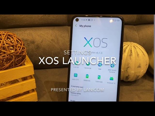 XOS Launcher Settings