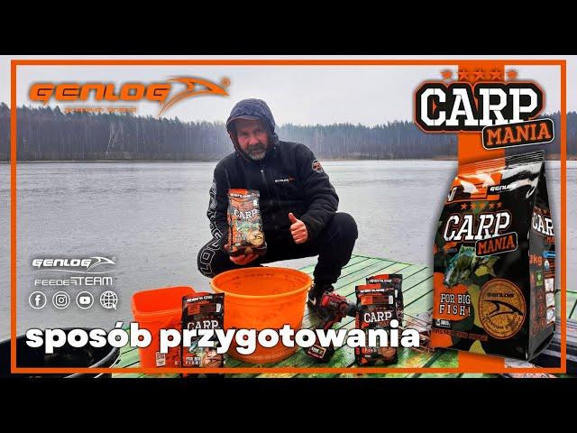 Zanęta na karpie GENLOG CARP MANIA - Tomasz przedstawia sposób przygotowania!