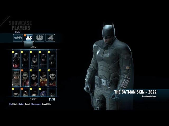 Batman Arkham Knight SKINS +(ALL DLC SKINS) Showcase #PS5