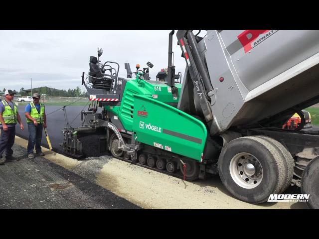 Modern Machinery - Poe Asphalt Paving, Inc. - Vögele Super 1700-3i Paver