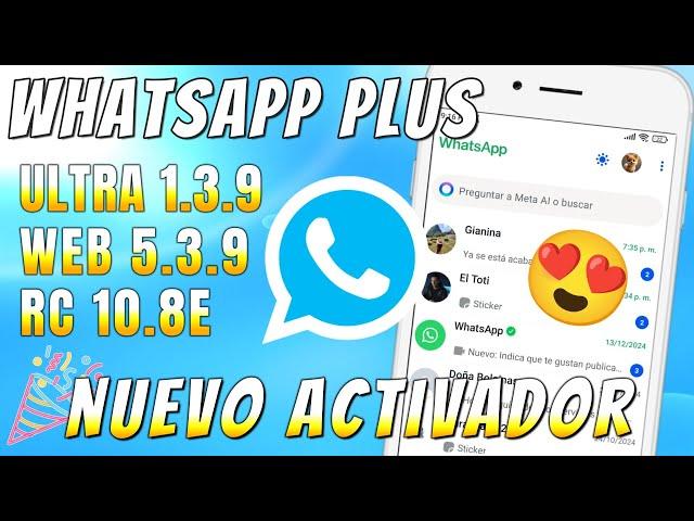 Whatsapp Plus YA FUNCIONA Whatsapp Plus Ultima versión 2025 