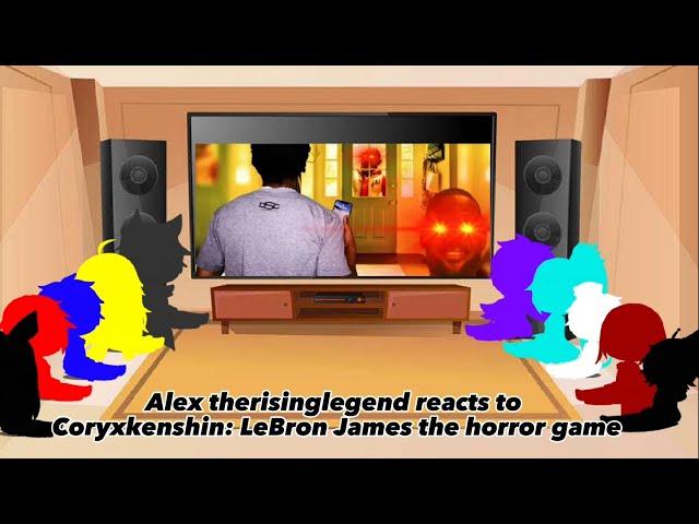 Alex therisinglegend reacts to Coryxkenshin: LeBron James the horror game