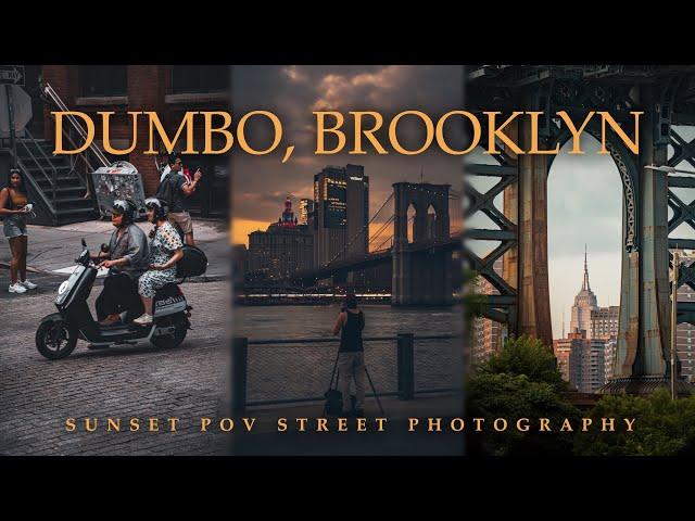 Tamron 50-400mm F/4.5-6.3- Sunset at Dumbo Brooklyn POV Street Photography