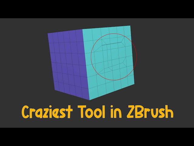 SLICE MESH - Edge Action - Zmodeler - ZBrush Tutorial