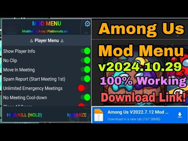 Among Us Mod Menu v2024.10.29 Download | Always Imposter , 100 features , Teleport | Among Us Hack