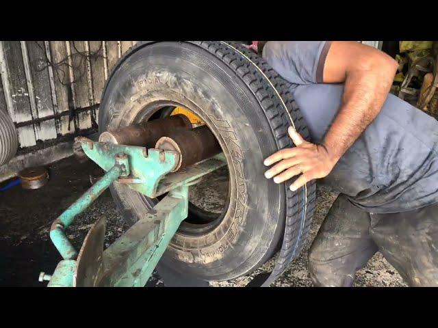 Pickup Tyre Retreading Amazing Process #retreading #tyre #tyreretreading