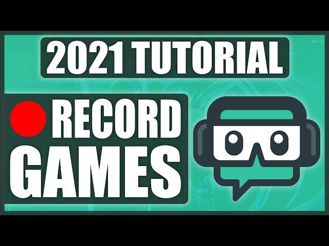 How To Record Gameplay With Streamlabs OBS | Best Recording Settings [2021]