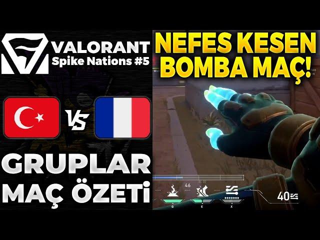 TÜRKİYE vs FRANSA MAÇ ÖZETİ | Valorant Spike Nations #5