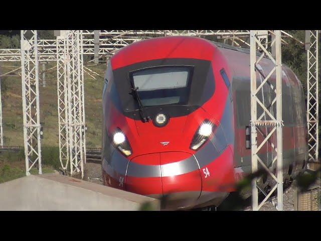 High speed Trains in transit in Italy (Frecciarossa, Italo, Regional)