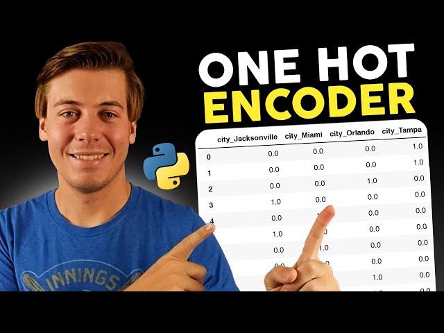 One Hot Encoder with Python Machine Learning (Scikit-Learn)