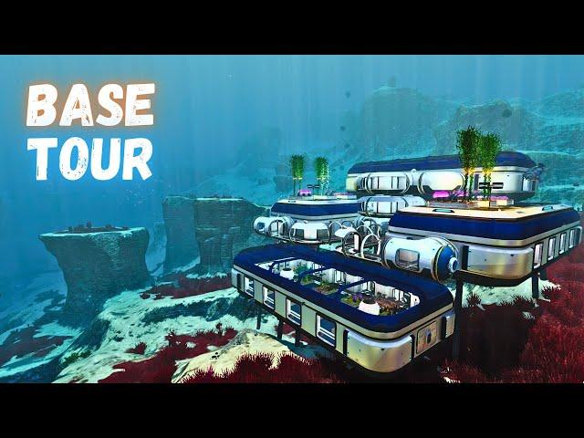 Subnautica Base Tour: Beautiful Grassy Plateus Alterra Base