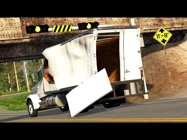 Low Clearance Accidents | BeamNG.drive