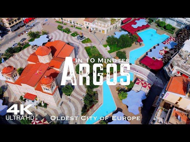 ARGOS 2024  Άργος, Europe's Oldest City Drone Aerial 4K | Αργολίδα Πελοπόννησος Greece